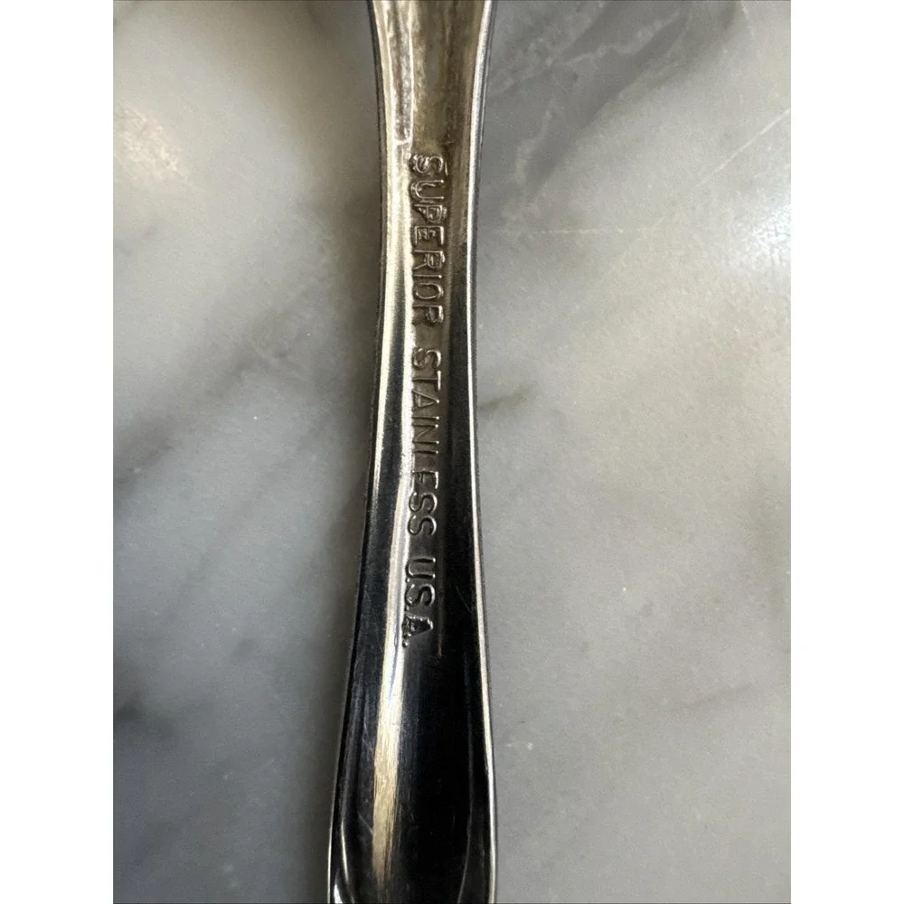 Superior Chapel Hill Stainless Steel USA Flatware 4 Teaspoons Vintage Excellent